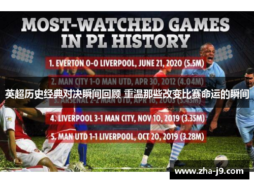 英超历史经典对决瞬间回顾 重温那些改变比赛命运的瞬间 英超历史经典对决瞬间回顾 重温那些改变比赛命运的瞬间