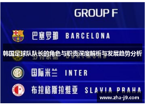 韩国足球队队长的角色与职责深度解析与发展趋势分析