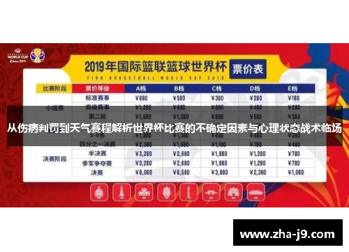 从伤病判罚到天气赛程解析世界杯比赛的不确定因素与心理状态战术临场